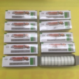 V/S BRAND - PTFE Thread Tape, 100 rolls, within 10 inner boxs - GREEN SPOOL