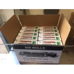 V/S Brand - PTFE Thread Tape, 500 rolls, BULK BUY - CARTON LOT - DISCOUNTED PRICE