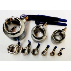 BALL VALVES, BRASS, WITH BSP PARALLEL THREADS, MADE IN ITALY, LOGIN THEN CLICK HERE TO ORDER (26)