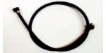 RUBBER WASHING MACHINE FLEXIBLE HOSE, FEMALE/FEMALE, 20MM