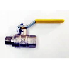 GAS BALL VALVES, BRASS, MALE/FEMALE WITH LEVER HANDLE, BSPT TAPERED THREADS, MADE IN ITALY (0)