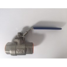 SS316 BALL VALVES, FEMALE/FEMALE, 1/2 INCH TO 4 INCH  (3)