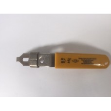 SS316 YELLOW GAS LOCKING HANDLES - FOR THE BALL VALVES - 1/2 INCH TO 4 INCH (9)