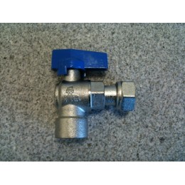 UTILITY TAP, FEMALE/FEMALE SWIVEL, 1/2" X 1/2", BLUE HANDLE