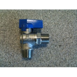 UTILITY TAP, MALE/MALE, 1/2" X 1/2", BLUE HANDLE